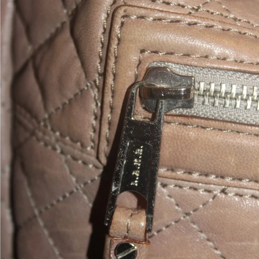 L.A.M.B. Gwen Stefani Quilted Leather Hobo Bag - Picture 4 of 12